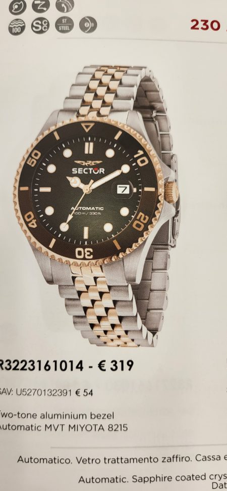 OROLOGIO SECTOR 230 - R3223161014