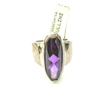 Anello in argento 925 con ametista